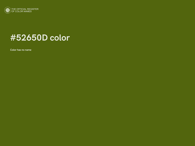 #52650D color image