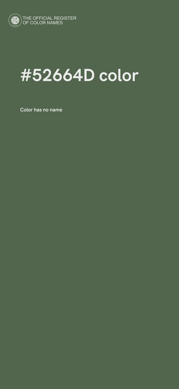 #52664D color image