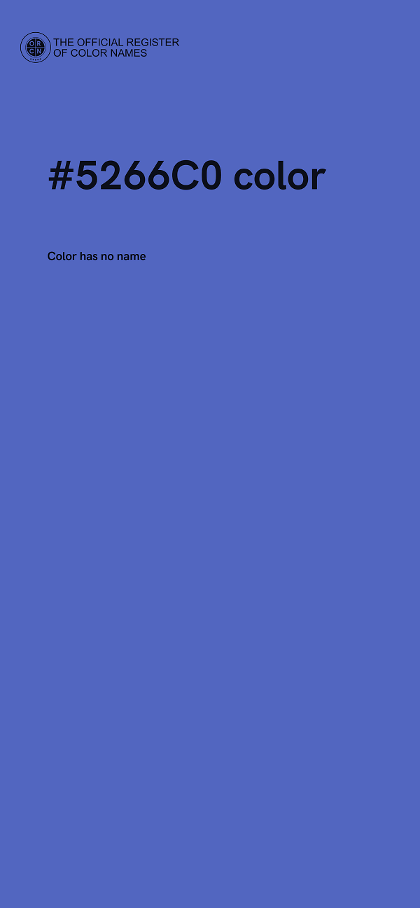 #5266C0 color image