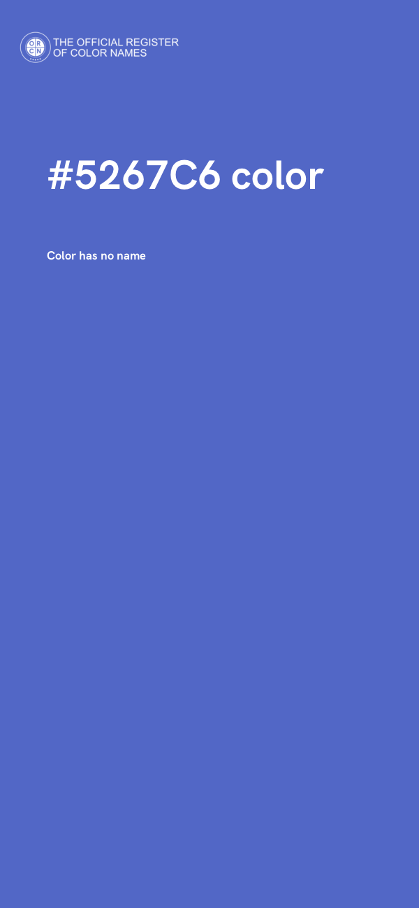 #5267C6 color image