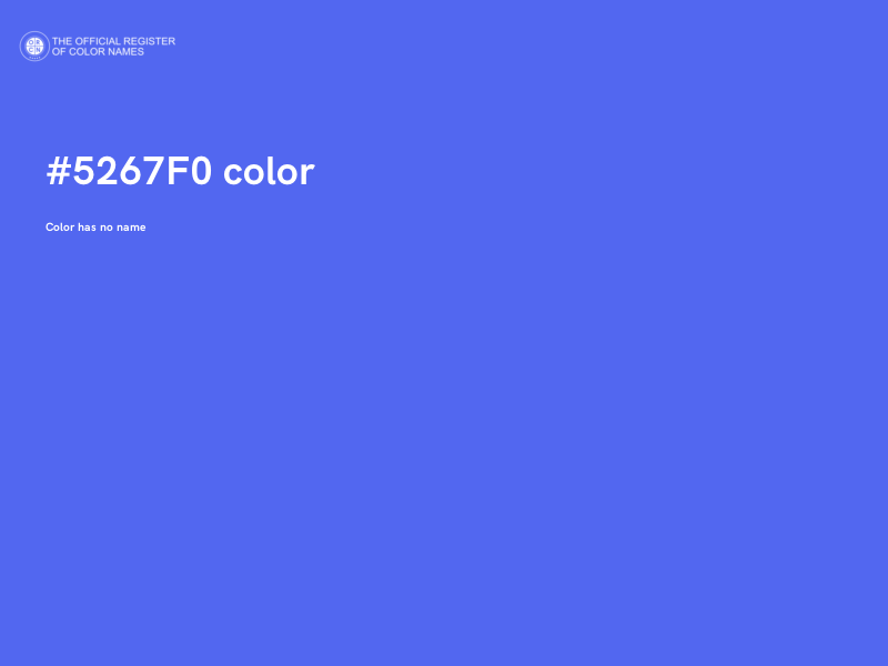 #5267F0 color image
