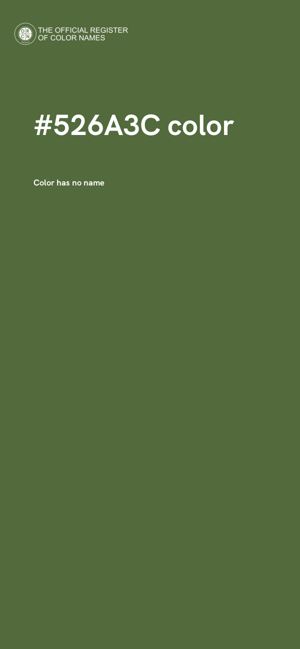 #526A3C color image
