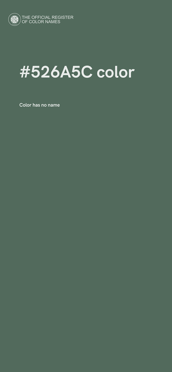 #526A5C color image