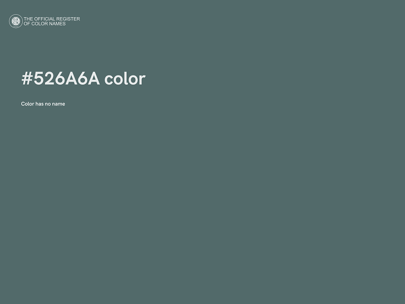 #526A6A color image