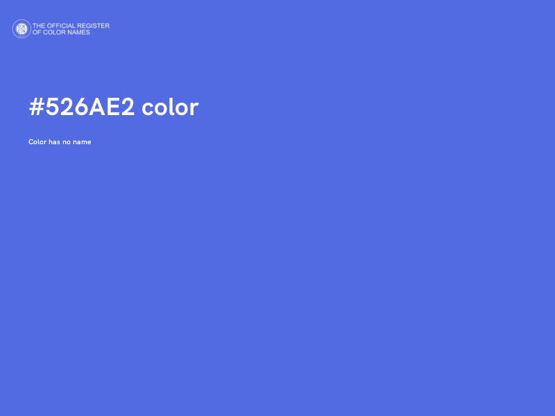 #526AE2 color image