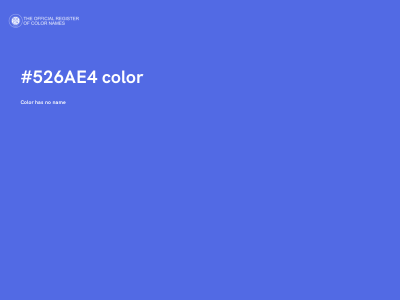 #526AE4 color image