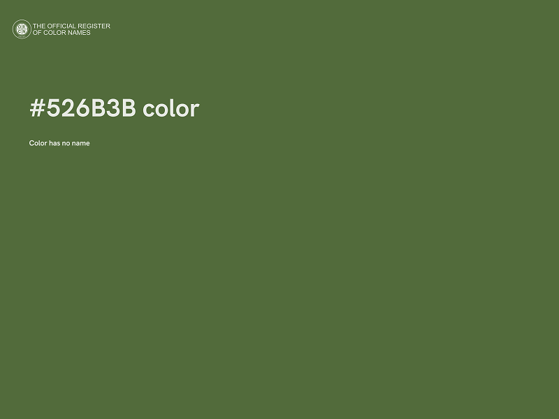 #526B3B color image