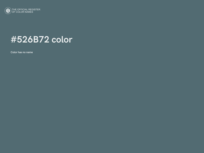 #526B72 color image