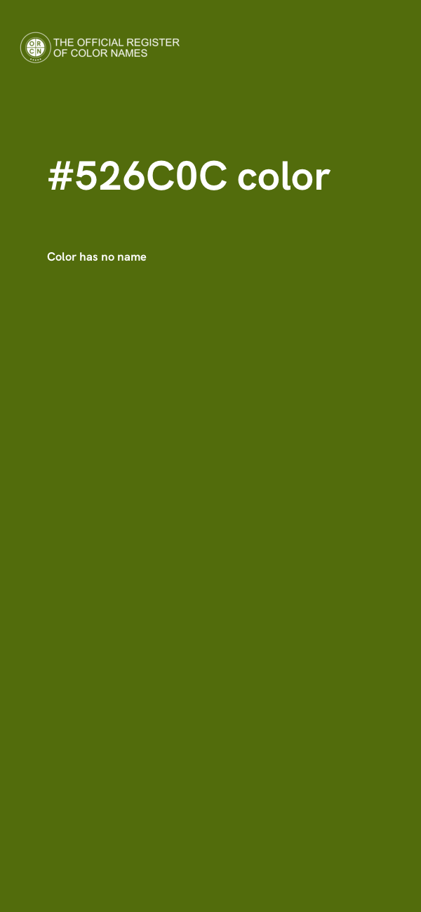 #526C0C color image