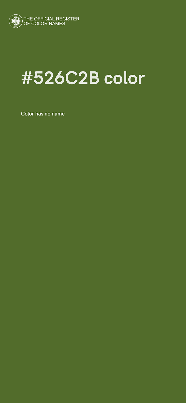 #526C2B color image