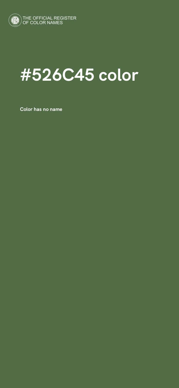 #526C45 color image