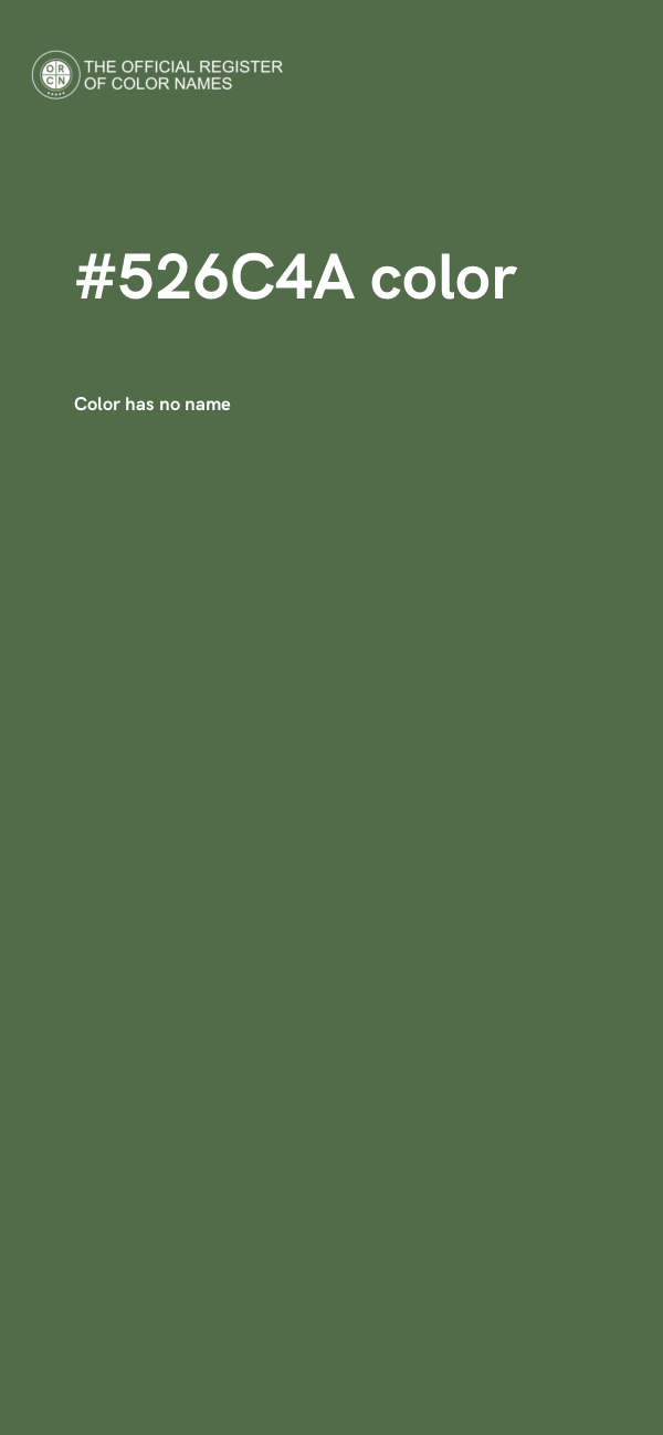 #526C4A color image