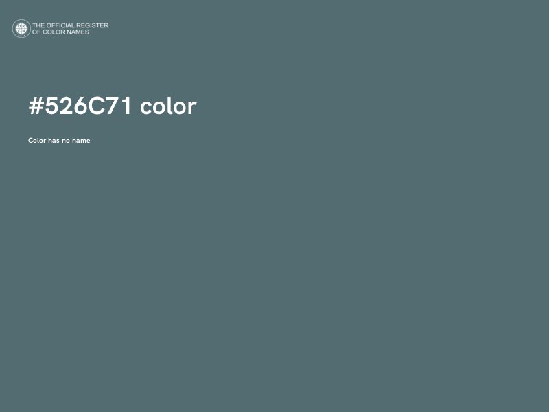 #526C71 color image
