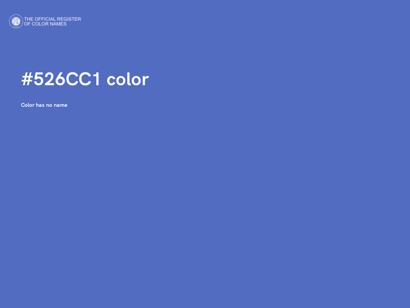 #526CC1 color image