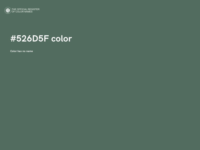 #526D5F color image