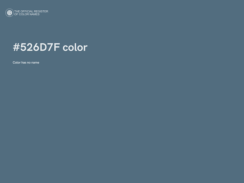 #526D7F color image