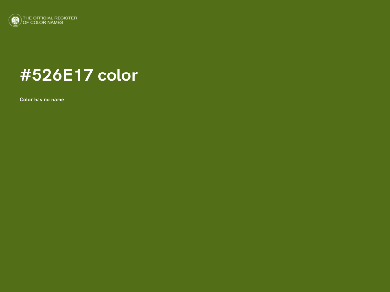 #526E17 color image