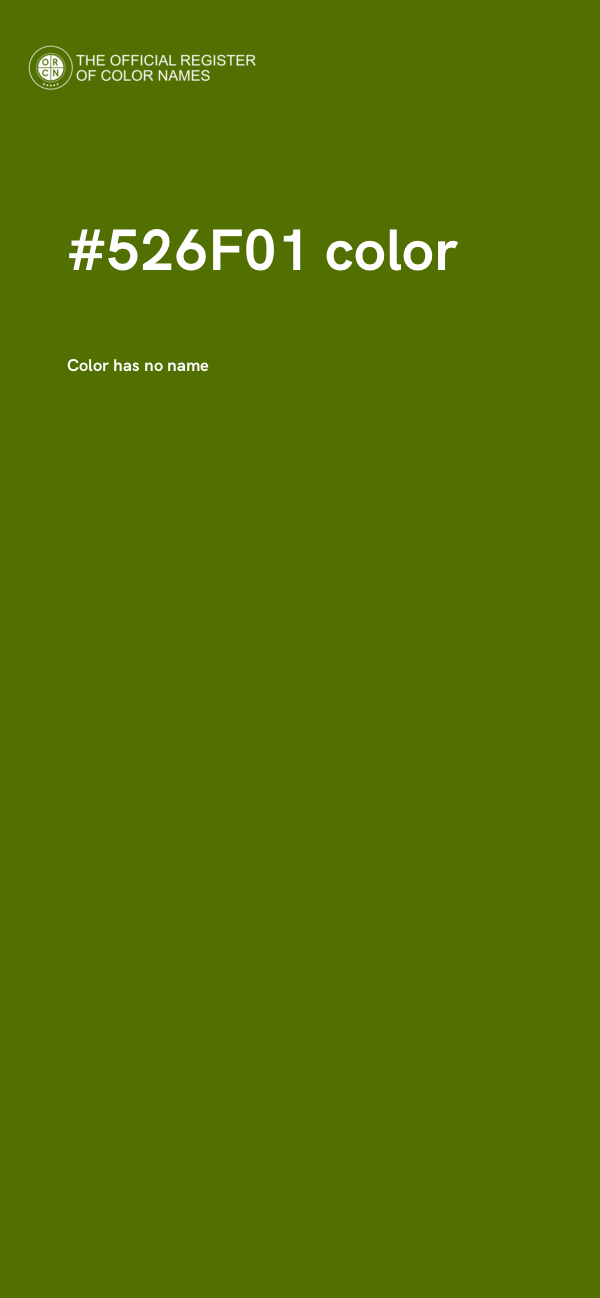 #526F01 color image