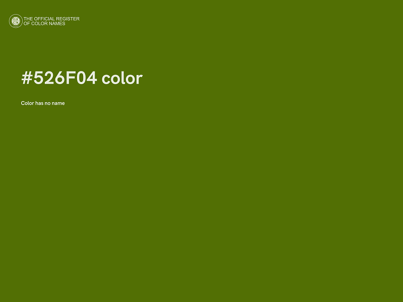 #526F04 color image