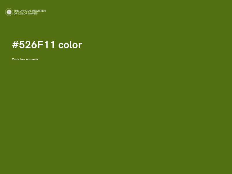#526F11 color image