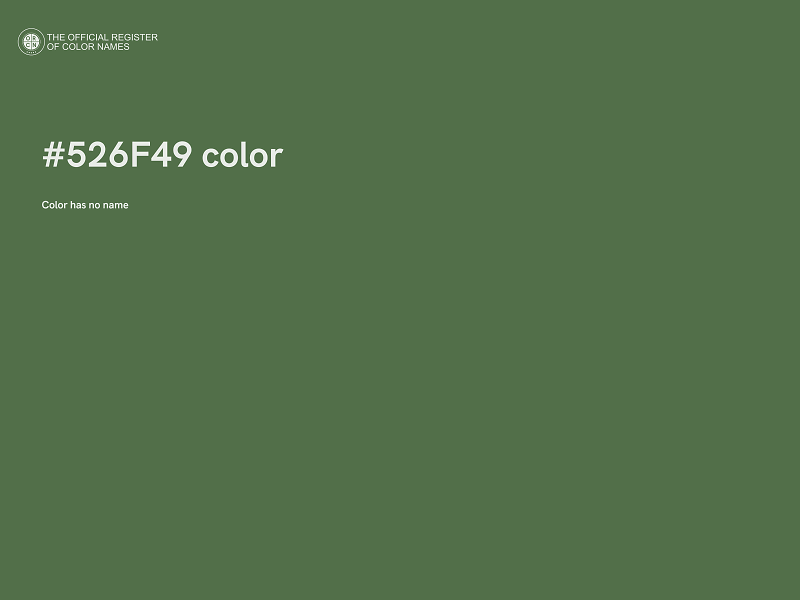#526F49 color image