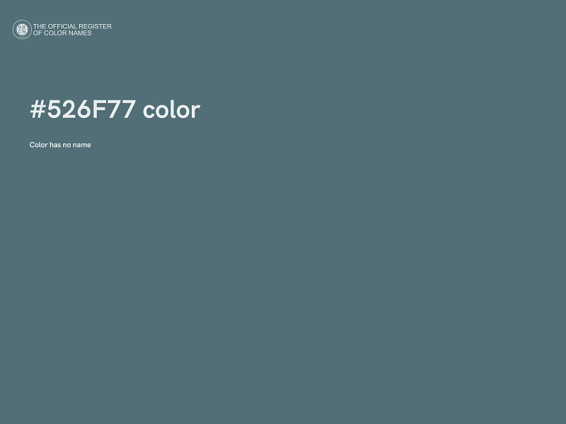 #526F77 color image