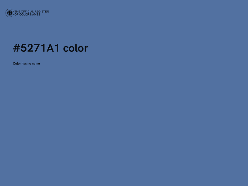 #5271A1 color image
