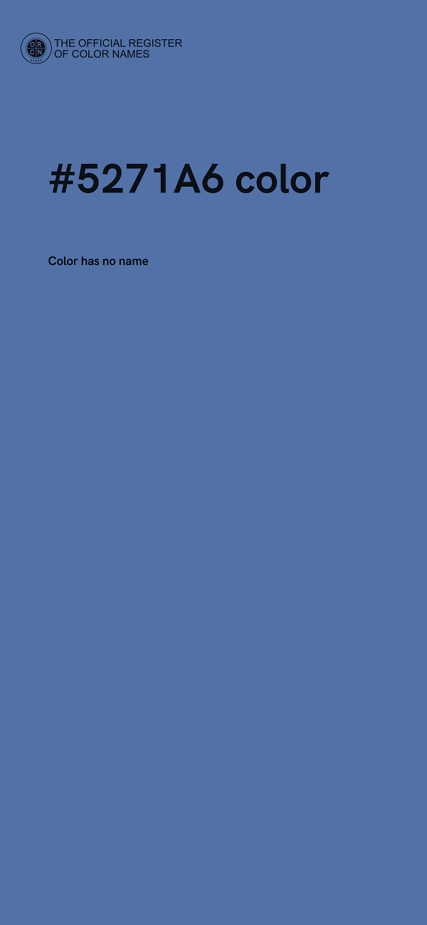 #5271A6 color image