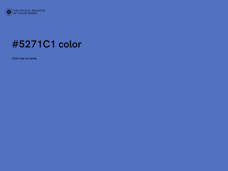 #5271C1 color image