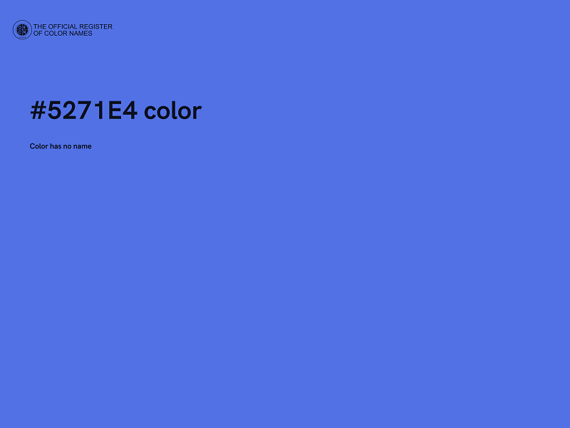 #5271E4 color image