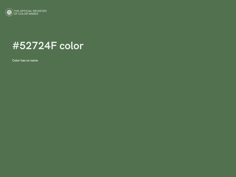 #52724F color image