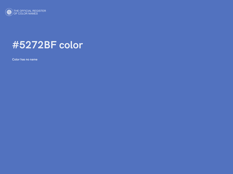 #5272BF color image