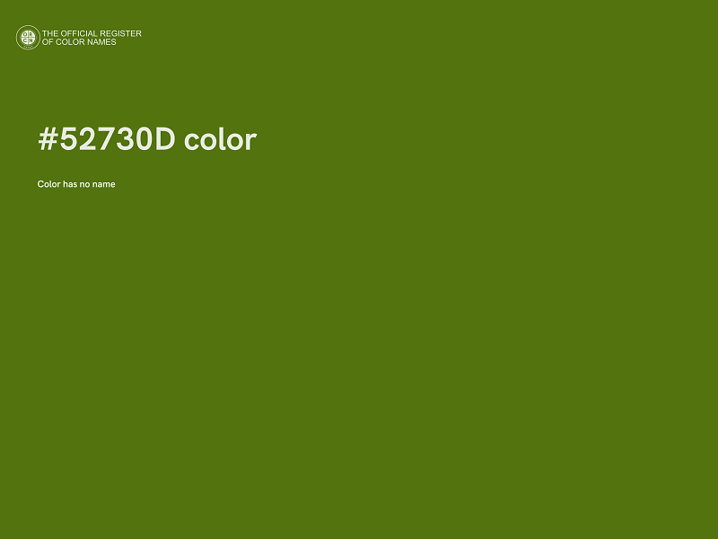 #52730D color image