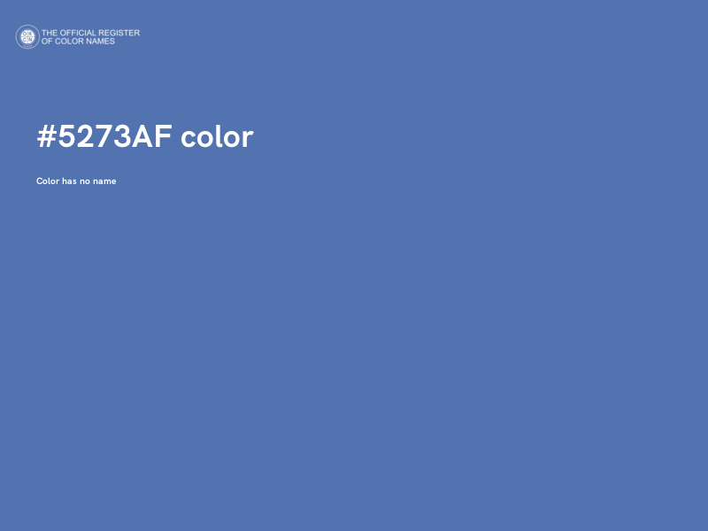 #5273AF color image