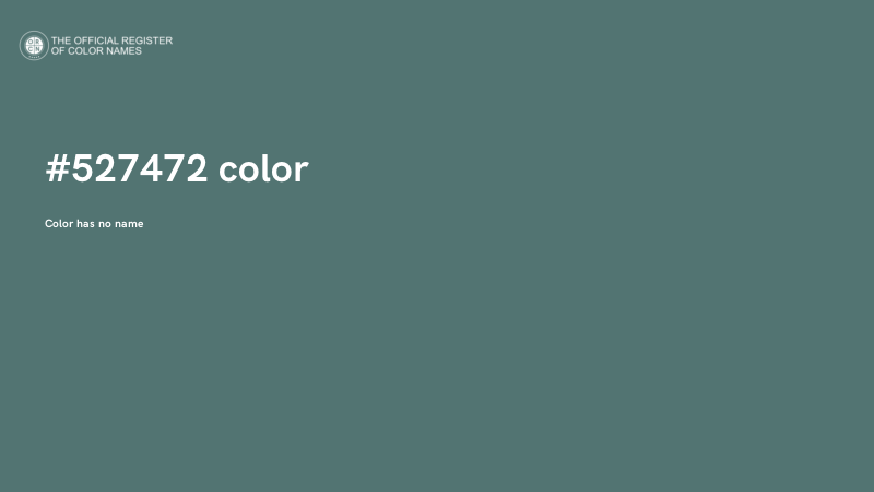 #527472 color image