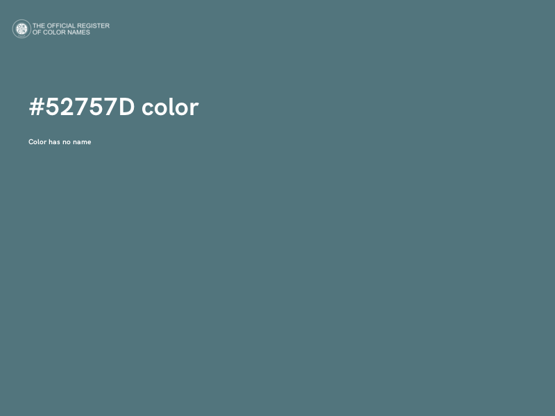 #52757D color image
