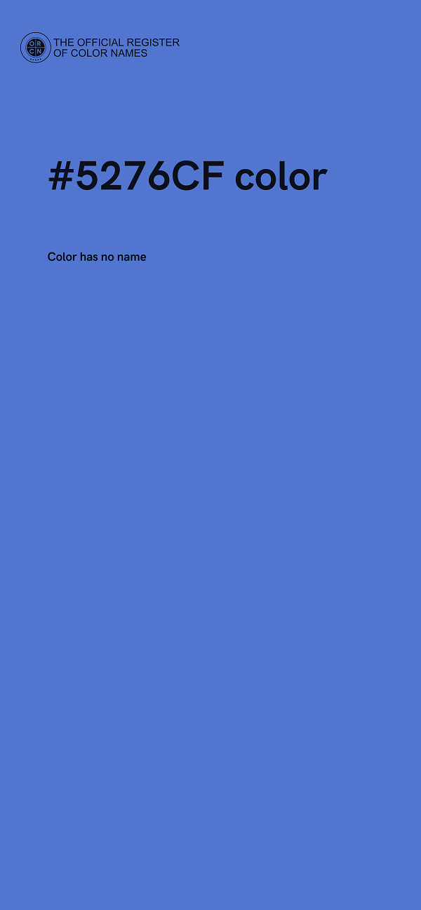 #5276CF color image