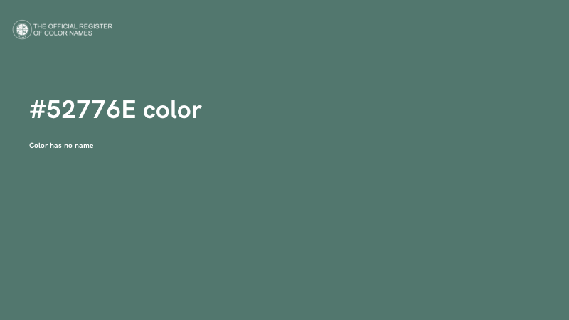 #52776E color image