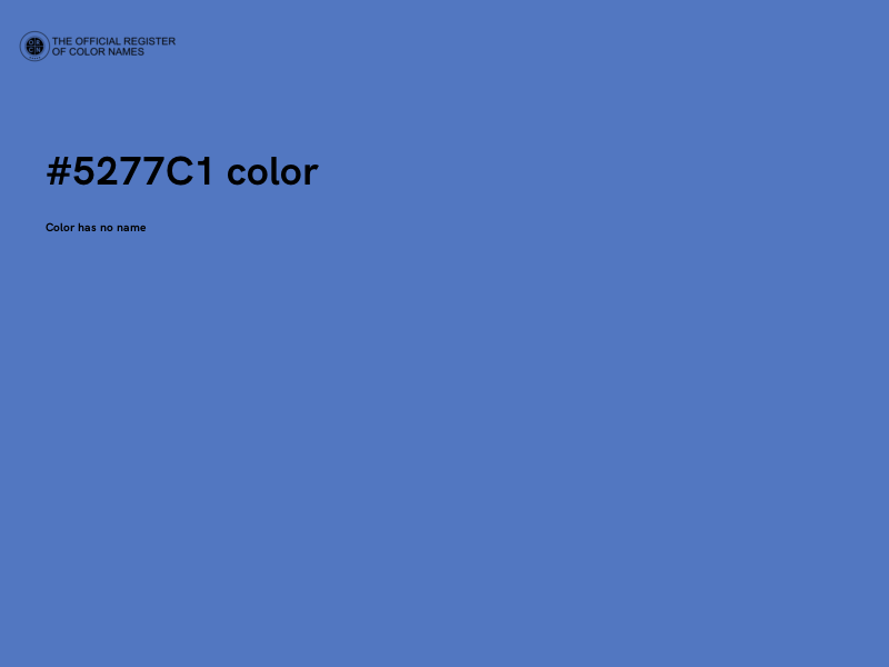 #5277C1 color image