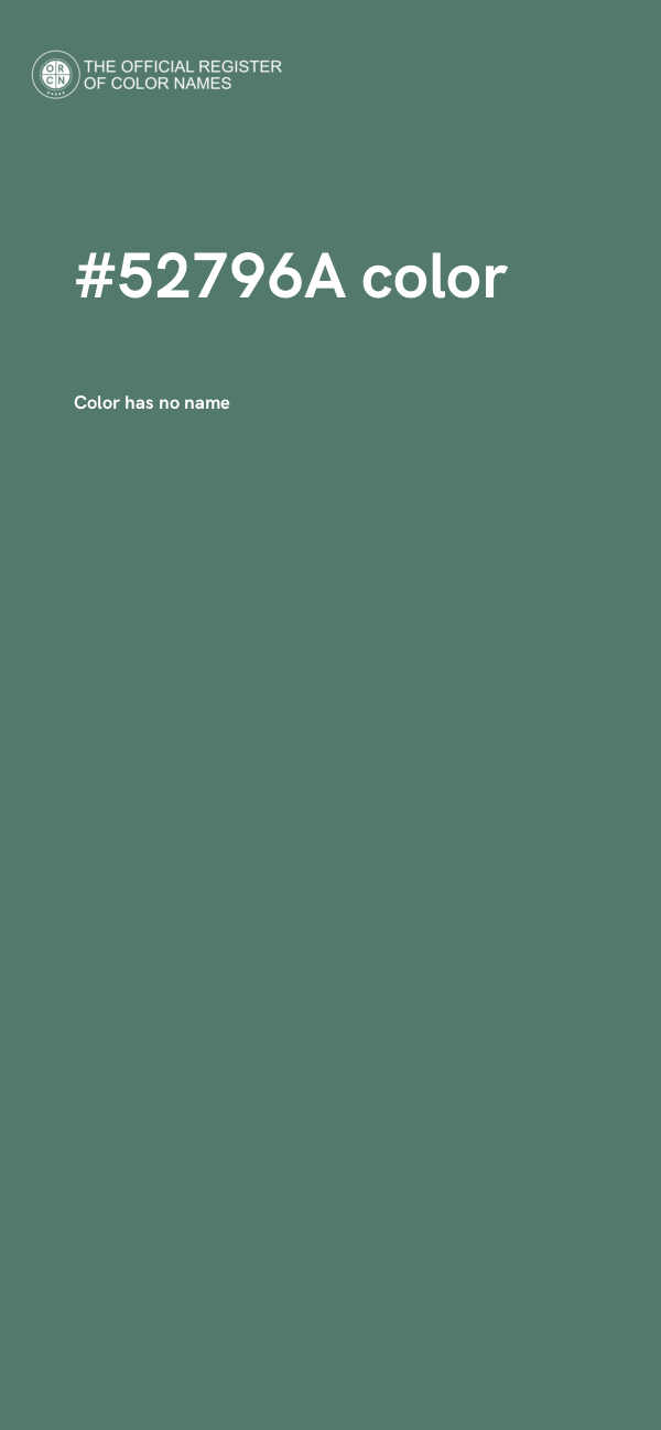 #52796A color image