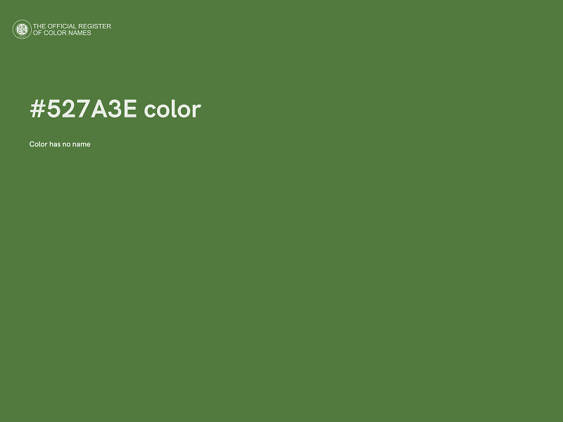 #527A3E color image