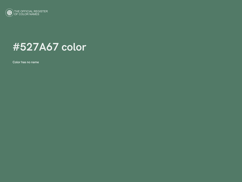 #527A67 color image