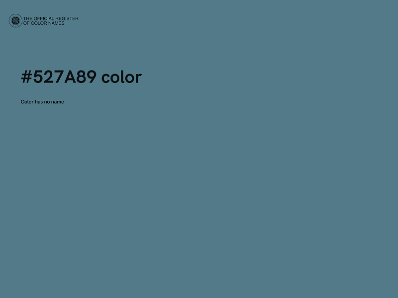 #527A89 color image