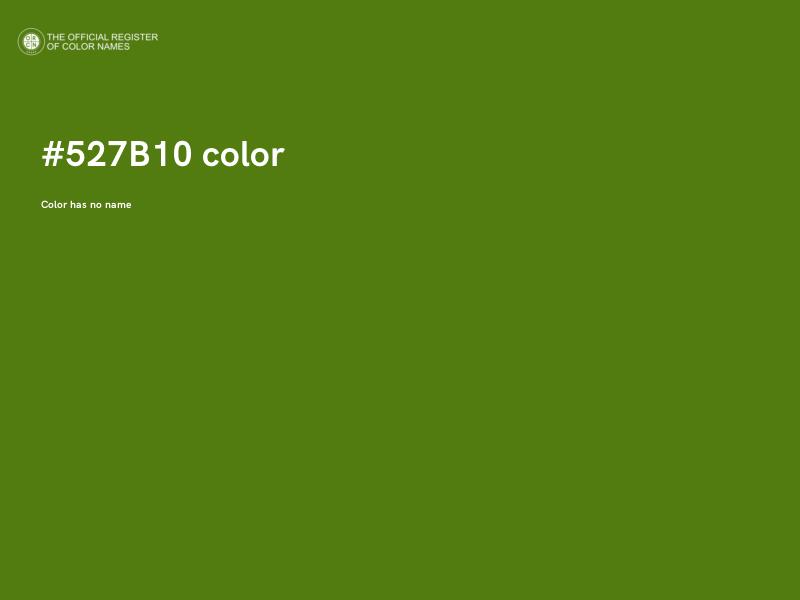 #527B10 color image