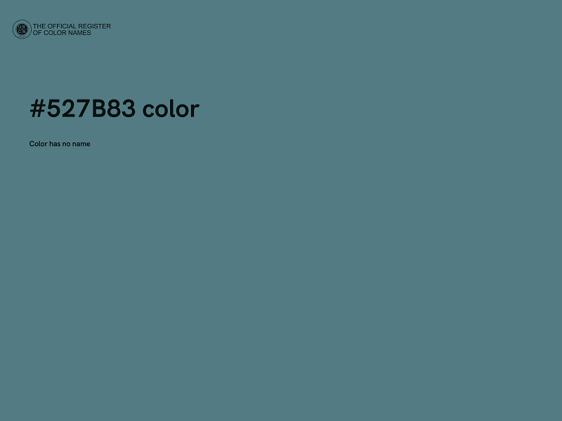 #527B83 color image