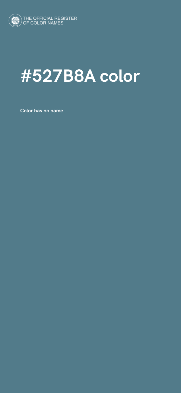 #527B8A color image