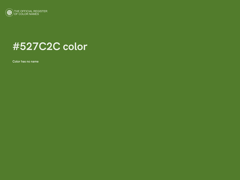 #527C2C color image