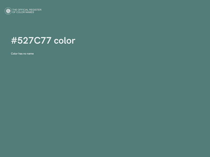 #527C77 color image
