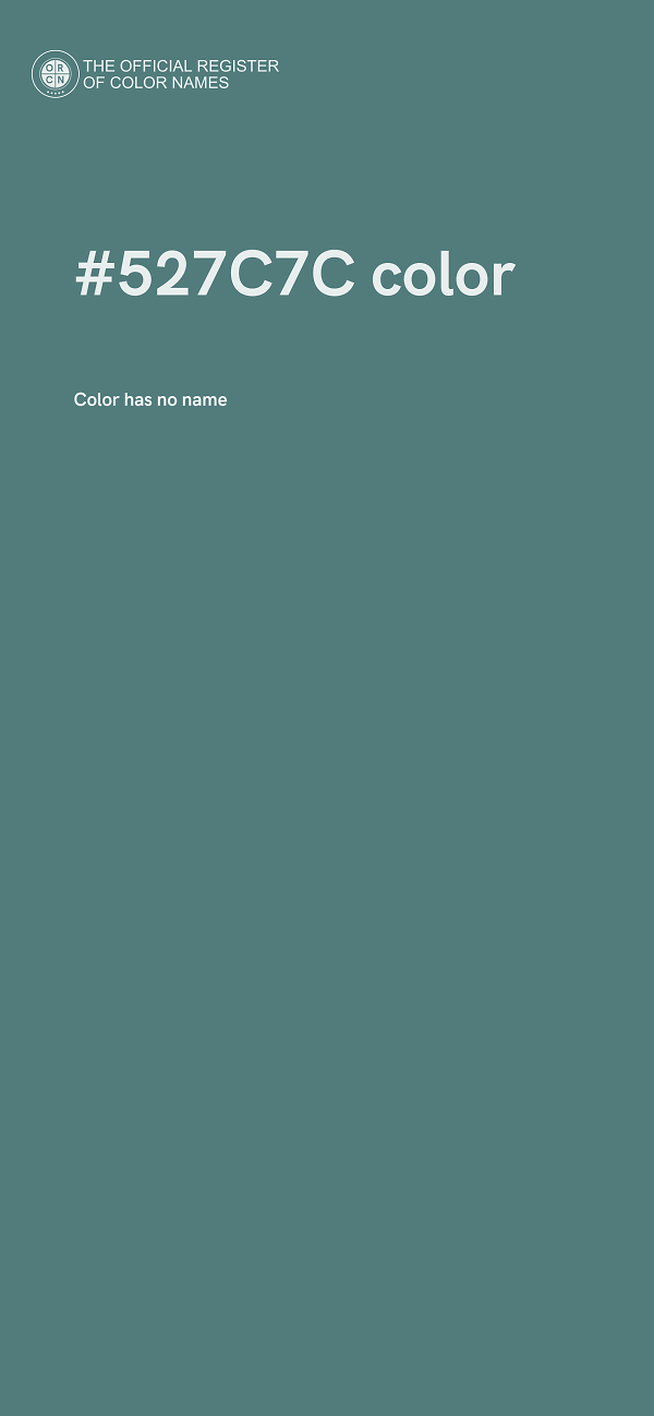 #527C7C color image