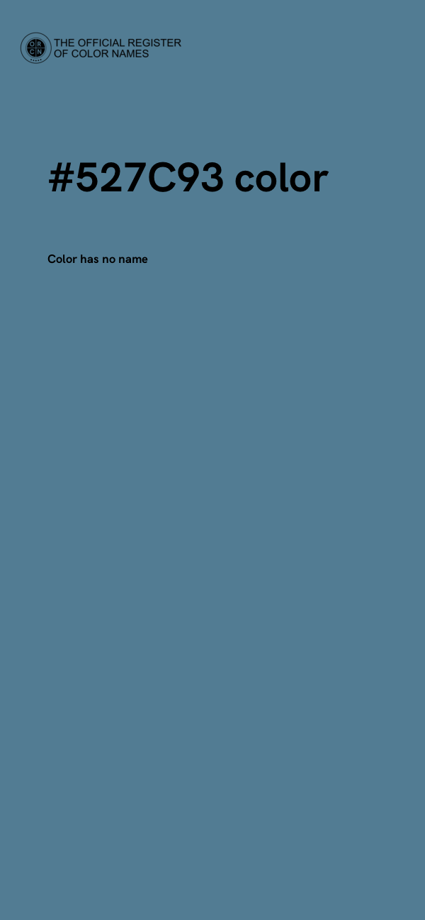 #527C93 color image